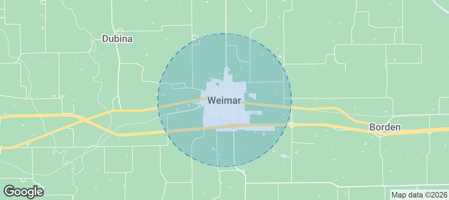Weimar Airbnb map
